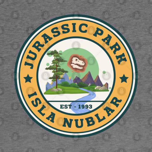 Jurassic Park Isla Nublar by Jurassic Merch